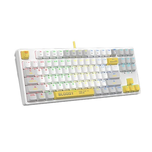 Bloody S87 Mechanical Keyboard - 80% TKL - BLMS Red Plus Switch - Wired USB - Hot-Swappable (4711421993913) - image 4 Bloody S87 Mechanical Keyboard - 80% TKL - BLMS Red Plus Switch - Wired USB - Hot-Swappable (4711421993913) - image 4