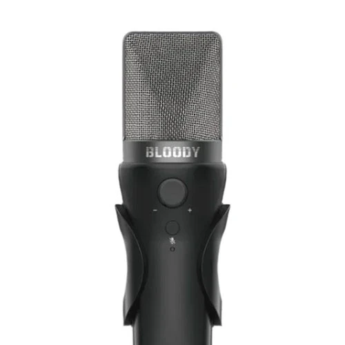 Bloody GM20 Gaming Microphone - 10mm Electret Condenser - Cardioid Pickup Pattern - Built-in Pop Filter - USB Wired - Black (4711421001571) - image 5