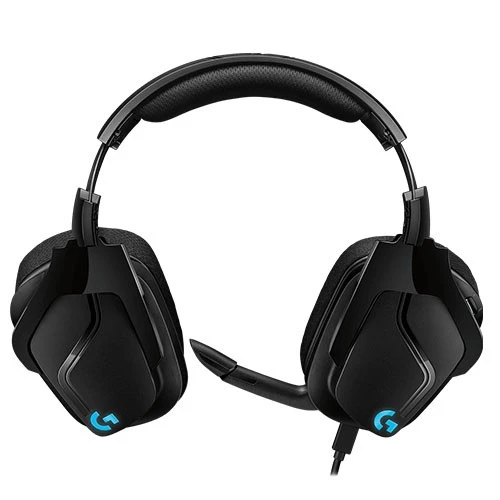 Logitech G635 Gaming Headset - 50mm Pro-G Drivers - LIGHTSYNC RGB - DTS Headphone:X 2.0 - Immersive 3D Soundscape - 6mm Flip-to-Mute Mic - Black (5099206081925) - image 4