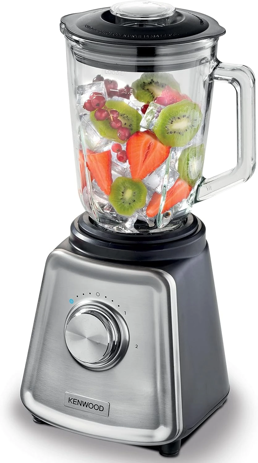 خلاط كينوود BLP44.270SS - محرك قوي 800 واط - سعة 2 لتر - سرعتان - فضي (5011423000527) - image 2