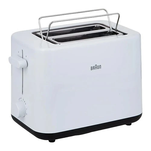 Braun Breakfast1 Toaster HT1010WH - 900W - 8 Browning Settings - Bun Warmer - White (8021098760166) - image 5