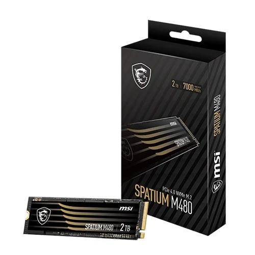 MSI سباتيوم برو 2 تيرابايت SSD PCIe 4.0 NVMe M.2  سرعة قراءة 7400 ميجابايت/ث وسرعة كتابة 7000 ميجابايت/ث طراز M480 – أسود (824142326923) - image 7
