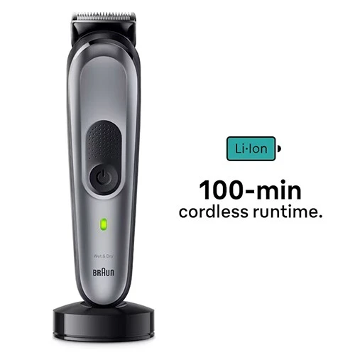 Braun 10-in-1 Style Kit Series 7 MGK7420 - Trims, Styles, and Clips Beard, Body, and Hair with Ultra-Sharp Metal Blade - Grey (4210201447276) - image 2