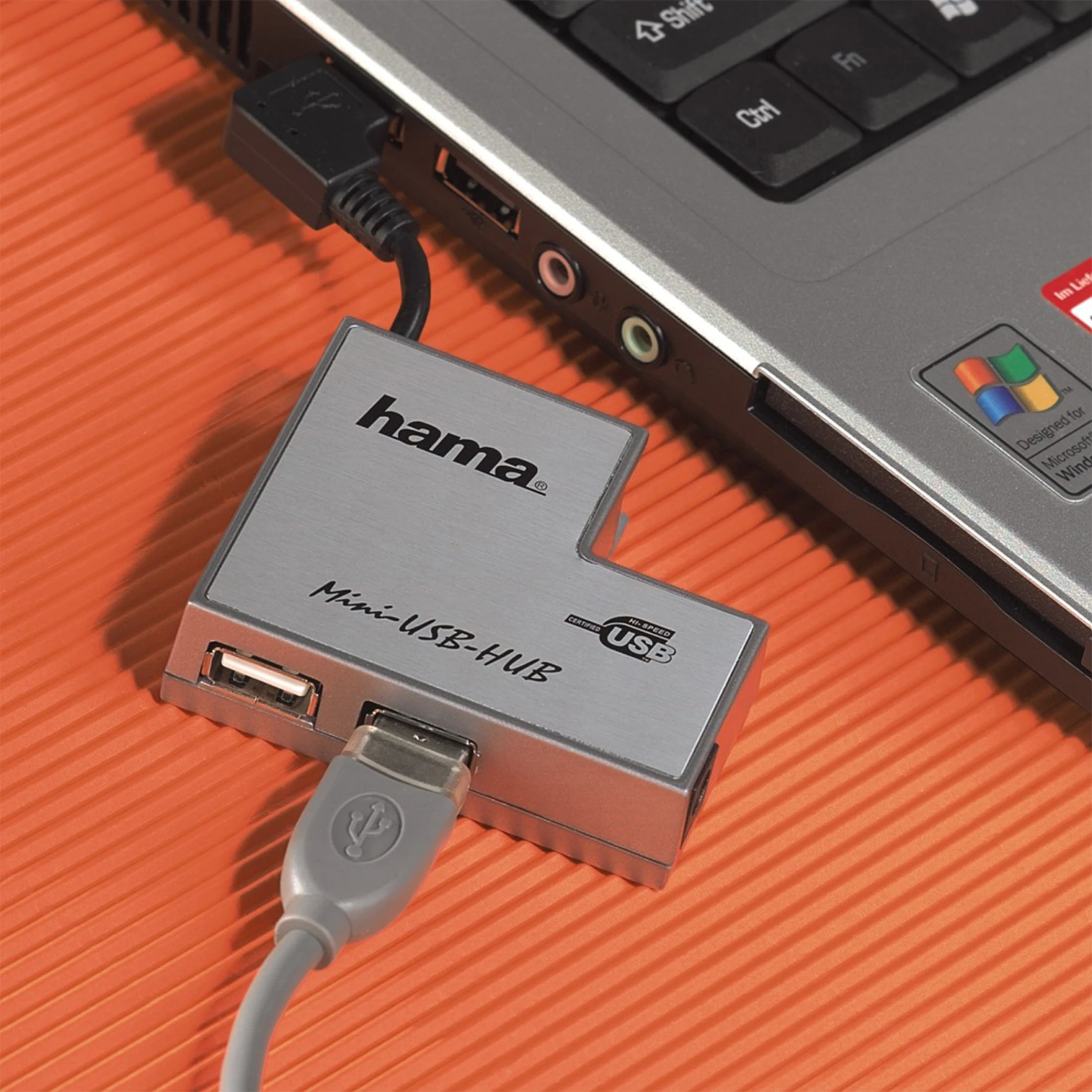 Hama 45021 USB 2.0 Cable Shielded - 1.80 m Cable Length - Supports High-Speed Data Transfer - Grey (4007249450210) - image 3