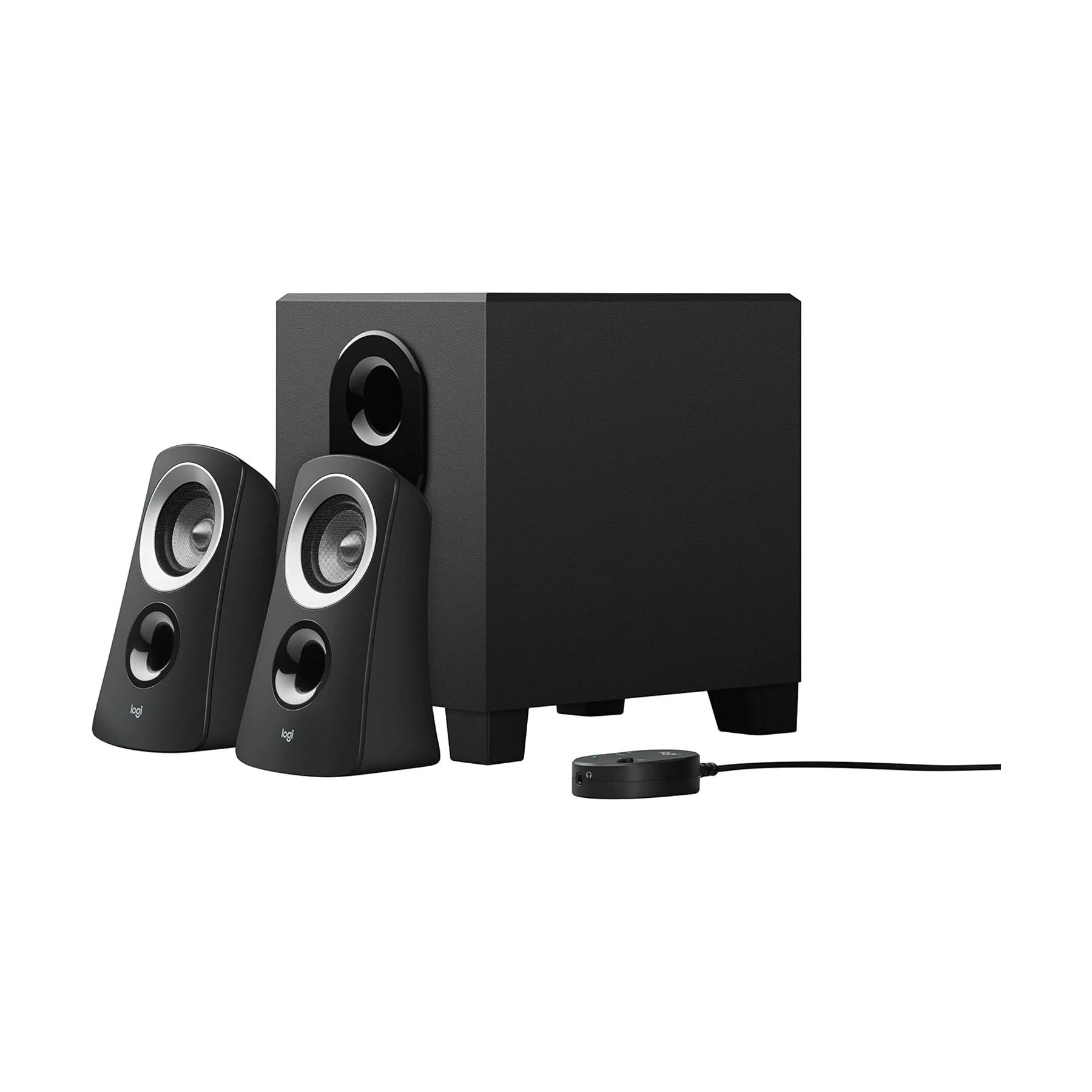 لوجيتك Z313 نظام سبيكرات مع ساب ووفر SYS 2.1 بقدرة 25 واط RMS - صوت كامل المدى - مداخل صوت 3.5 ملم - أسود (5099206024243) - image 2 لوجيتك Z313 نظام سبيكرات مع ساب ووفر SYS 2.1 بقدرة 25 واط RMS - صوت كامل المدى - مداخل صوت 3.5 ملم - أسود (5099206024243) - image 2
