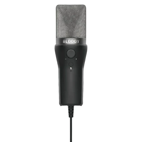 Bloody GM20 Gaming Microphone - 10mm Electret Condenser - Cardioid Pickup Pattern - Built-in Pop Filter - USB Wired - Black (4711421001571) - image 2