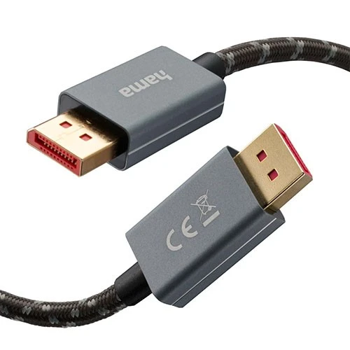Hama DisplayPort Cable DP 1.4 200505 Ultra-HD 8K  2.00 m - Silver (4047443445186) - image 7