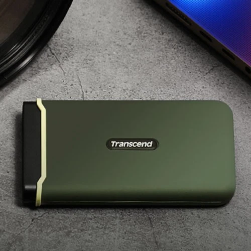 ترانسيند ESD380C هارد خارجي SSD - واجهة USB 3.2 الجيل 2x2 - سرعة نقل بيانات 2000 ميغابايت/ثانية - أخضر (760557848189) - image 2