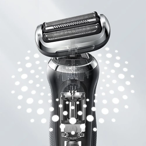 Braun Series 7 360° Flex 71-N1000s - Smooth Shave Even in Tricky Areas with AutoSense Technology - Black (4210201433804) - image 5