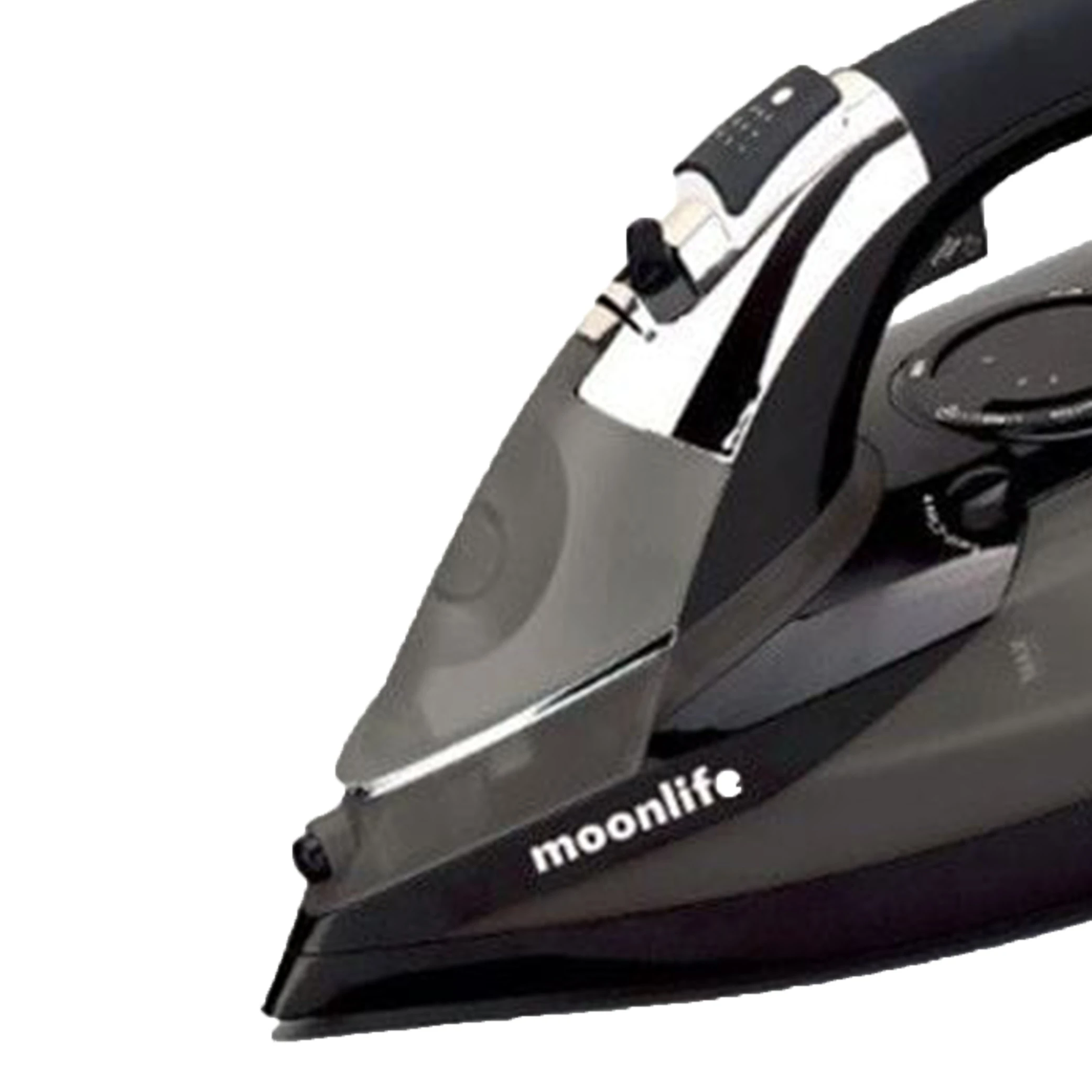 Moonlife Aquilas Ceramic Steam Iron MF906 - 2600W Power - Ceramic Soleplate - Auto Shut-Off - Vertical Steam - Black (8682079450164) - image 2