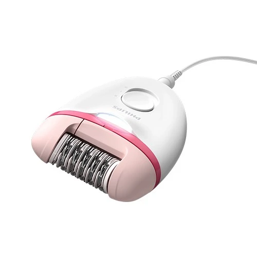 Philips Grooming Satinelle Essential BRE255/00 Corded Compact Epilator with 3 Accessories - White (8710103883999) - image 2