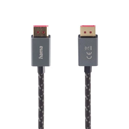 Hama DisplayPort Cable DP 1.4 200505 Ultra-HD 8K  2.00 m - Silver (4047443445186) - image 4