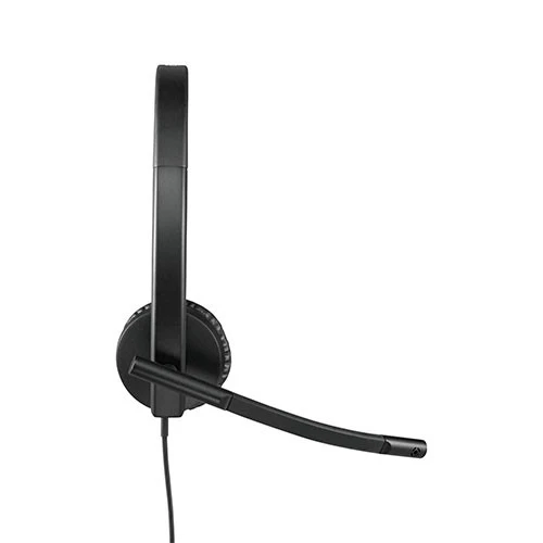 سماعة رأس لوجيتك H570e ستيريو USB - توصيل وتشغيل USB-A - معالجة الإشارة الرقمية (DSP) ومعادل صوت ديناميكي - ميكروفون ثنائي الاتجاه عازل للضوضاء - أسود (5099206053304) - image 2