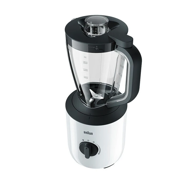 Braun Blender PowerBlend 3 Jug JB3100WH - 1.5L- 800 W - Pulse Function - Dishwasher Safe - White (8021098772343) - image 2 Braun Blender PowerBlend 3 Jug JB3100WH - 1.5L- 800 W - Pulse Function - Dishwasher Safe - White (8021098772343) - image 2