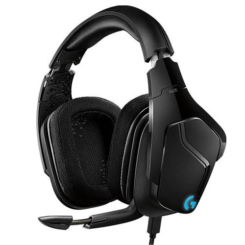 Logitech G635 Gaming Headset - 50mm Pro-G Drivers - LIGHTSYNC RGB - DTS Headphone:X 2.0 - Immersive 3D Soundscape - 6mm Flip-to-Mute Mic - Black (5099206081925) - image 3