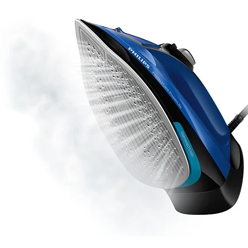 Philips PerfectCare Steam Iron GC3920/26 - 2500W Power - OptimalTEMP Technology - 180g Steam Boost - SteamGlide Plus Soleplate - Black/Blue (8710103811725) - image 2