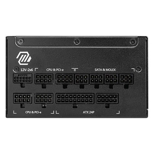 مزود الطاقة PCIE 5 A1000GL MAG MSI كامل الوحدات - بقدرة 1000 واط - بمعيار ATX 3.1 و PCIe 5.1 - أسود (824142339763) - image 5 مزود الطاقة PCIE 5 A1000GL MAG MSI كامل الوحدات - بقدرة 1000 واط - بمعيار ATX 3.1 و PCIe 5.1 - أسود (824142339763) - image 5
