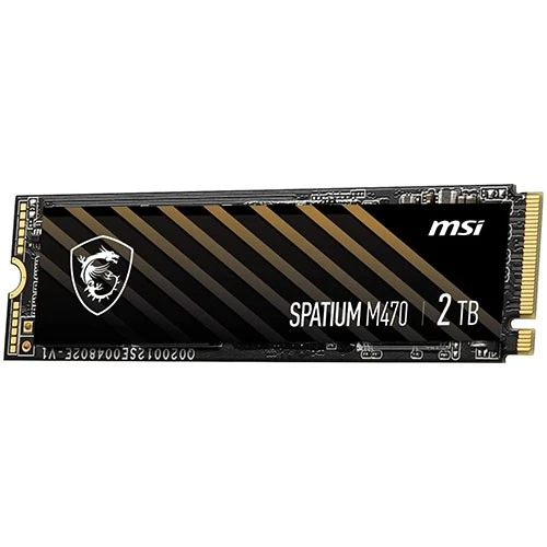 قرص MSI سباتيوم برو 2 تيرابايت M470 SSD PCIe 4.0 M.2 NVMe بسرعة قراءة 6000 ميجابايت/ثانية وسرعة كتابة 5000 ميجابايت/ثانية  - أسود (824142390283) - image 6