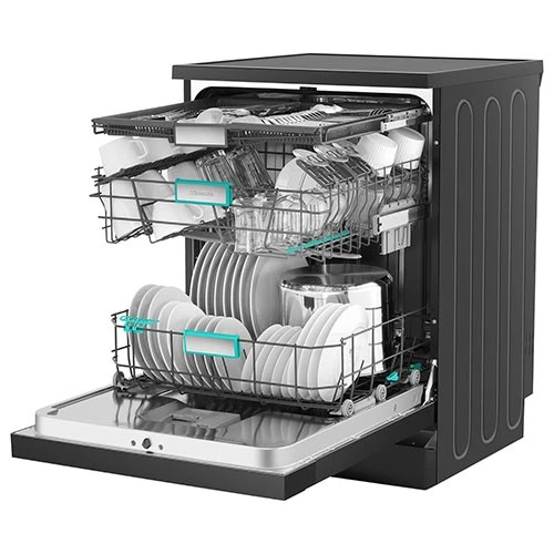 Hisense Dishwasher HS673C90BME - 8 Washing Programs and 16 Set - Inverter Motor - Smart Dry Technology - Wi-Fi Connectivity - Black (6974805075973) - image 5
