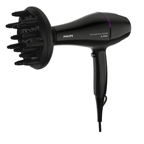 Philips DryCare Pro Hairdryer BHD274/03 - 2200W AC Motor - ThermoProtect Technology - Ionic Care - 6 Speed & Heat Settings - Cool Shot - Black (8710103896647) - image 3 Philips DryCare Pro Hairdryer BHD274/03 - 2200W AC Motor - ThermoProtect Technology - Ionic Care - 6 Speed & Heat Settings - Cool Shot - Black (8710103896647) - image 3