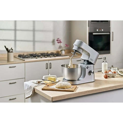 Kenwood HomeBake Stand Mixer KHH01.000SI - 1000W - 5L Stainless Steel Bowl - 6 Speed Settings - Silver (5011423007861) - image 6