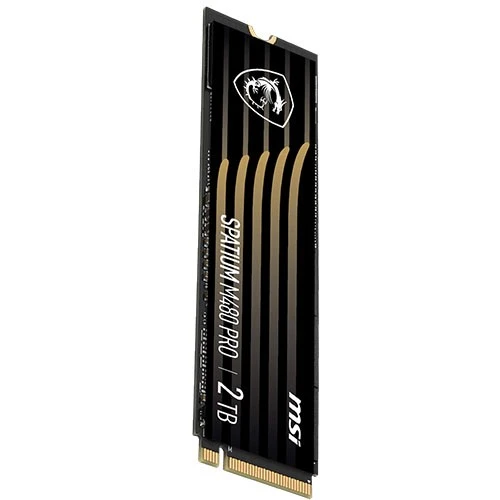 MSI سباتيوم برو 2 تيرابايت SSD PCIe 4.0 NVMe M.2  سرعة قراءة 7400 ميجابايت/ث وسرعة كتابة 7000 ميجابايت/ث طراز M480 – أسود (824142326923) - image 6