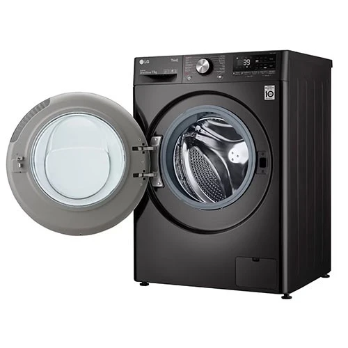 LG Front Load Washing Machine WR9011PBG - 11 Kg and 1400 RPM Spin Speed - AI DD and Steam+ - 14 Smart Programs - Child Lock - Platinum Black (6222048405973) - image 8