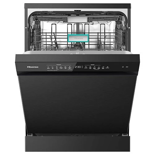 Hisense Dishwasher HS673C90BME - 8 Washing Programs and 16 Set - Inverter Motor - Smart Dry Technology - Wi-Fi Connectivity - Black (6974805075973) - image 2