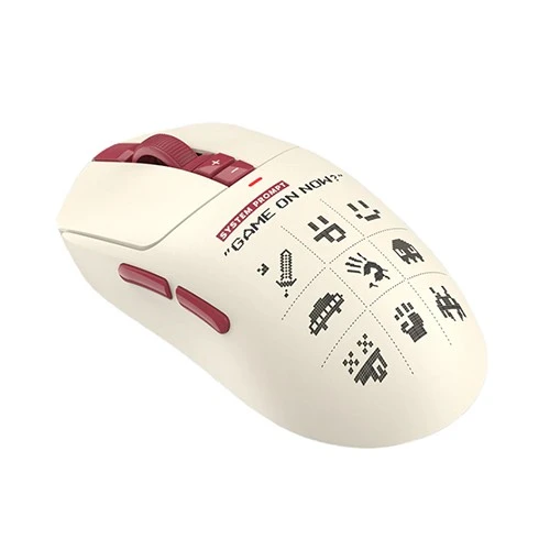 Bloody R72 Ultra Duo Dual Mode Wireless Gaming Mouse - 20,000 CPI - Wireless - Alpha 20K Engine - Pixels Red (4711421002257) - image 4