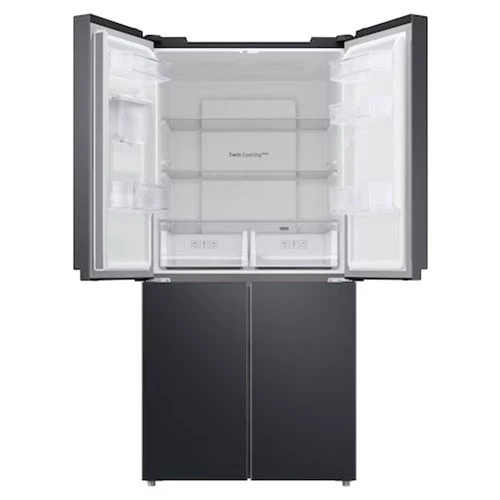 Samsung French Door Refrigerator RF48A4010B4 - 16 ft. Capacity - Digital Inverter Compressor - Twin Cooling Plus System - No Frost Technology - Power Cool & Power Freeze - Black (8806090877896) - image 5
