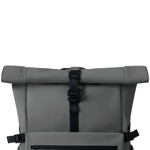 Xiaomi Roll Top Casual Backpack GL - Water-Resistant Fabric - Laptop Sleeve - Breathable Back Panel - Rock Grey (6941812797358) - image 5
