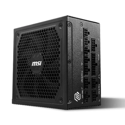 مزود الطاقة PCIE 5 A1000GL MAG MSI كامل الوحدات - بقدرة 1000 واط - بمعيار ATX 3.1 و PCIe 5.1 - أسود (824142339763) - image 2 مزود الطاقة PCIE 5 A1000GL MAG MSI كامل الوحدات - بقدرة 1000 واط - بمعيار ATX 3.1 و PCIe 5.1 - أسود (824142339763) - image 2