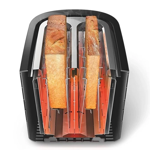 Philips Viva Collection Toaster HD2637/91 - 950W - Extra Wide Slots - Black (8710103777144) - image 3