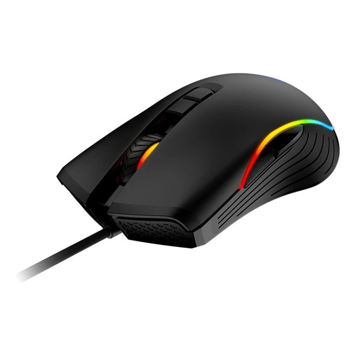 MSI Forge GM300 Gaming Mouse - 7200 DPI - Wired - Symmetrical Design - Black (824142348635) - image 3