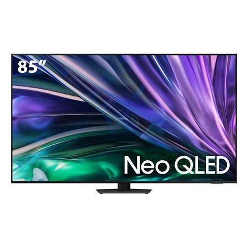 تلفزيون سامسونج QN85D بتقنية نيو 4K QLED - نظام التشغيل الذكي Tizen - تقنية نيو كوانتوم  HDR و دولبي أتموس - دقة 4K UHD مع معدل تحديث 120 هرتز و موشن إكسيليريتور - تصميم فائق النحافة - أسود تيتانيوم (8806095494531) - image 4