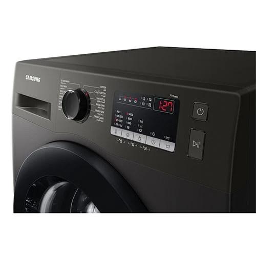 Samsung Front Load Washing Machine WW80T4040CX - 8 Kg and 1400 rpm Spin Speed - Digital Inverter Motor - Hygiene Steam - Diamond Drum - Grey (8806094660432) - image 3