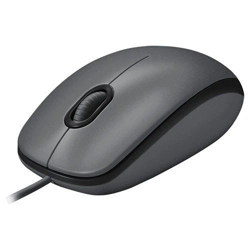 Logitech M90 Mouse - 1000 DPI - Wired - Optical Tracking - Grey (5099206021860) - image 3 Logitech M90 Mouse - 1000 DPI - Wired - Optical Tracking - Grey (5099206021860) - image 3