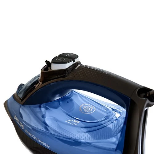 Philips PerfectCare Steam Iron GC3920/26 - 2500W Power - OptimalTEMP Technology - 180g Steam Boost - SteamGlide Plus Soleplate - Black/Blue (8710103811725) - image 5