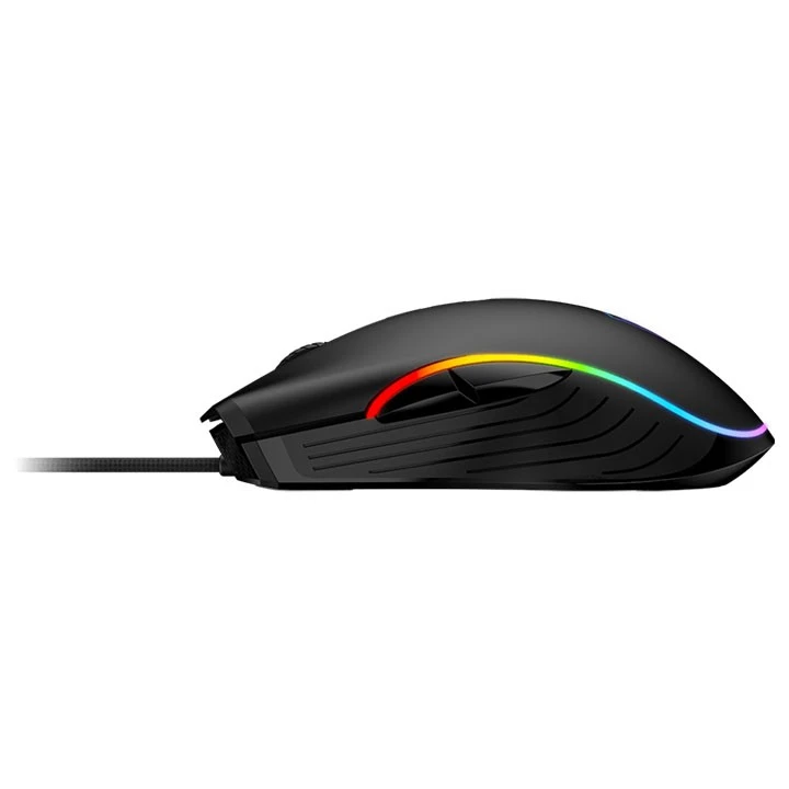 MSI Forge GM300 Gaming Mouse - 7200 DPI - Wired - Symmetrical Design - Black (824142348635) - image 4