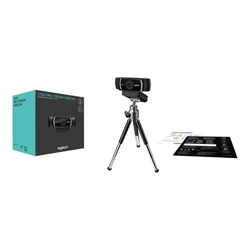 كاميرا الويب لوجيتيك C922 برو ستريم - 1080 بكسل - 30 إطاراً في الثانية - عدسة زجاجية/مجال رؤية 78 درجة - تصحيح الإضاءة التلقائي - أسود (5099206066977) - image 7