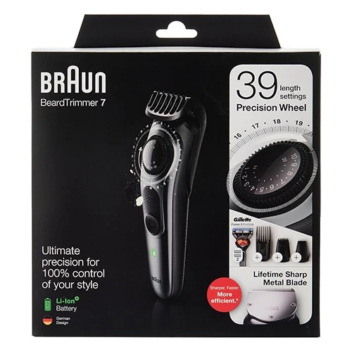 Braun Beard Trimmer 7 Series BT7240 - Trims, Edges, and Clips Short to Long Beards and Hair with Lifetime Sharp Metal Blades - Grey (4210201281245) - image 7 Braun Beard Trimmer 7 Series BT7240 - Trims, Edges, and Clips Short to Long Beards and Hair with Lifetime Sharp Metal Blades - Grey (4210201281245) - image 7