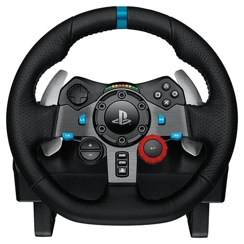 Logitech G G29 Driving Force Racing Wheel Controller - Dual-Motor Force Feedback - Wired - Stainless Steel Paddle Shifters - Black (5099206057319) - image 4