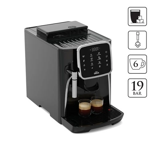 Arzum Okka Espresso Pro OK0030C Full Automatic Machine - 1.8 L Water Tank - Multiple Coffee Options - Steam Wand Function - Automatic Cleaning System (8693184917688) - image 3