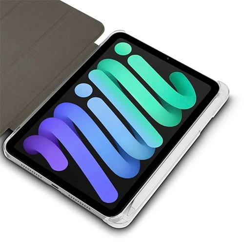 Fold Clear Tablet Case w. Pen Compartment for Apple iPad mini 8.3”  (2)