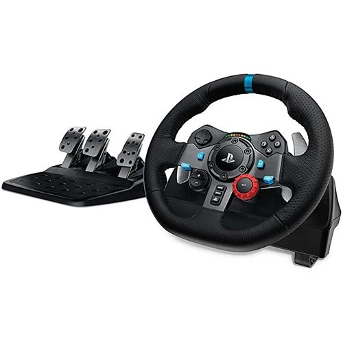 Logitech G G29 Driving Force Racing Wheel Controller - Dual-Motor Force Feedback - Wired - Stainless Steel Paddle Shifters - Black (5099206057319) - image 7
