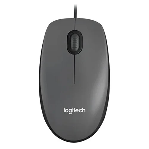 Logitech M100 Corded Mouse - 1000 DPI - Wired - Ambidextrous Design - Grey (5099206104242) - image 2 Logitech M100 Corded Mouse - 1000 DPI - Wired - Ambidextrous Design - Grey (5099206104242) - image 2