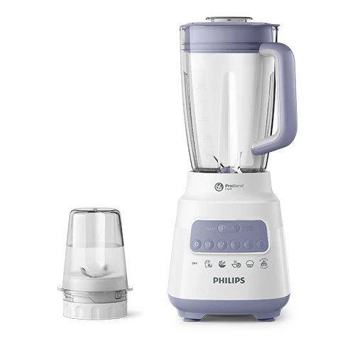 Philips Blender Series 5000 Problend Crush HR2221/01 - 700W Motor - 2 Liters Capacity - 5 Speed Settings - White (8710103930655) - image 2