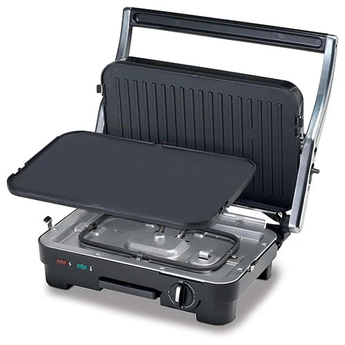 Kenwood Food Maker With Grill HGM50.000SI - 1800 W - 180° Opening - Silver (5011423001142) - image 4 Kenwood Food Maker With Grill HGM50.000SI - 1800 W - 180° Opening - Silver (5011423001142) - image 4