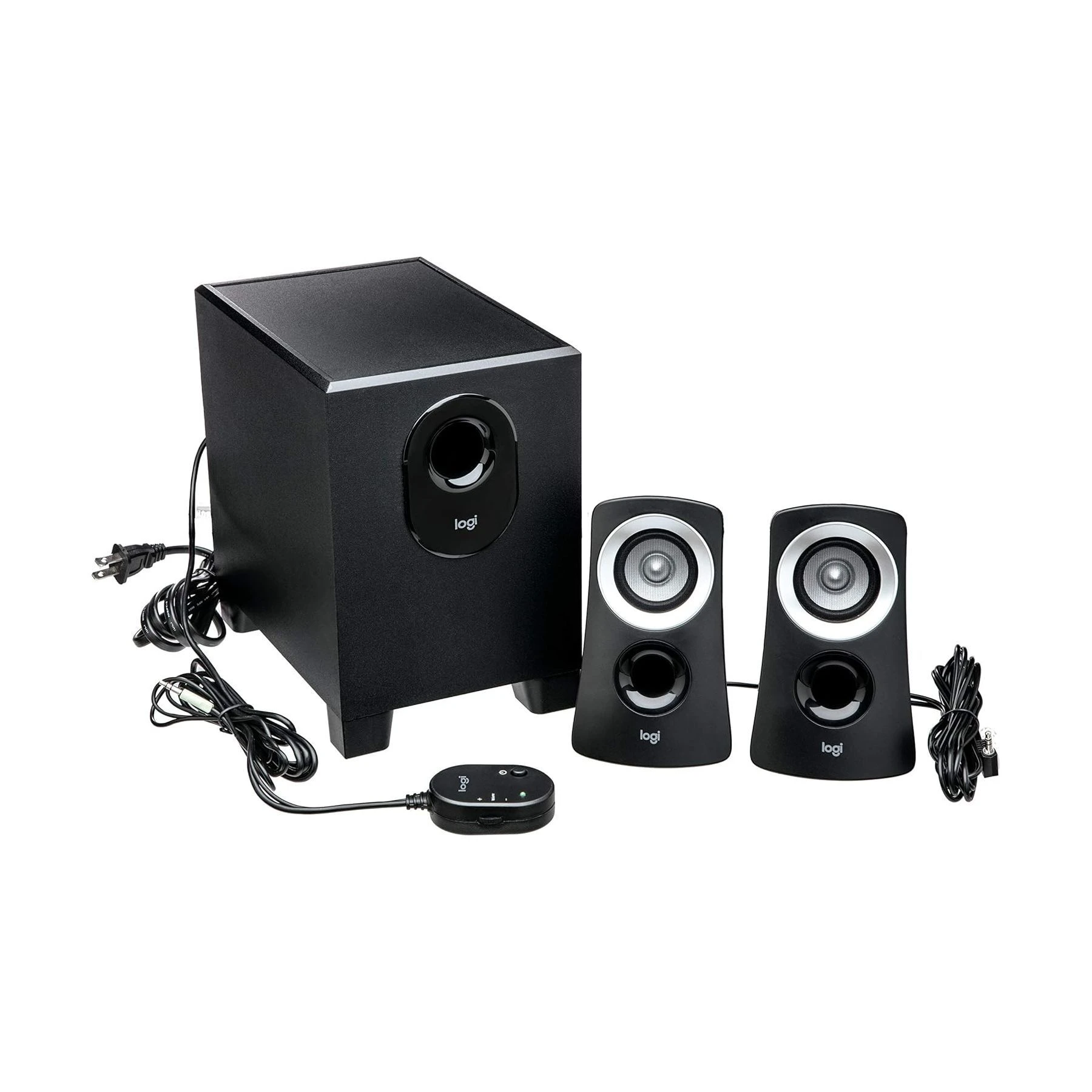 لوجيتك Z313 نظام سبيكرات مع ساب ووفر SYS 2.1 بقدرة 25 واط RMS - صوت كامل المدى - مداخل صوت 3.5 ملم - أسود (5099206024243) - image 7 لوجيتك Z313 نظام سبيكرات مع ساب ووفر SYS 2.1 بقدرة 25 واط RMS - صوت كامل المدى - مداخل صوت 3.5 ملم - أسود (5099206024243) - image 7