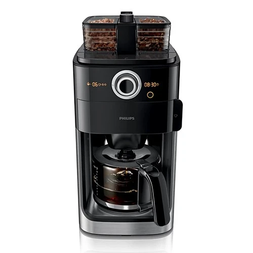 محضرة قهوة فيليبس مقطرة موديل HD7762/00 - سعة 1.2 ليتر - نظام منع التنقيط - مفتاح اختيار درجة الطحن - خاصية الحفاظ على السخونة - أسود (8710103658016) - image 2 محضرة قهوة فيليبس مقطرة موديل HD7762/00 - سعة 1.2 ليتر - نظام منع التنقيط - مفتاح اختيار درجة الطحن - خاصية الحفاظ على السخونة - أسود (8710103658016) - image 2